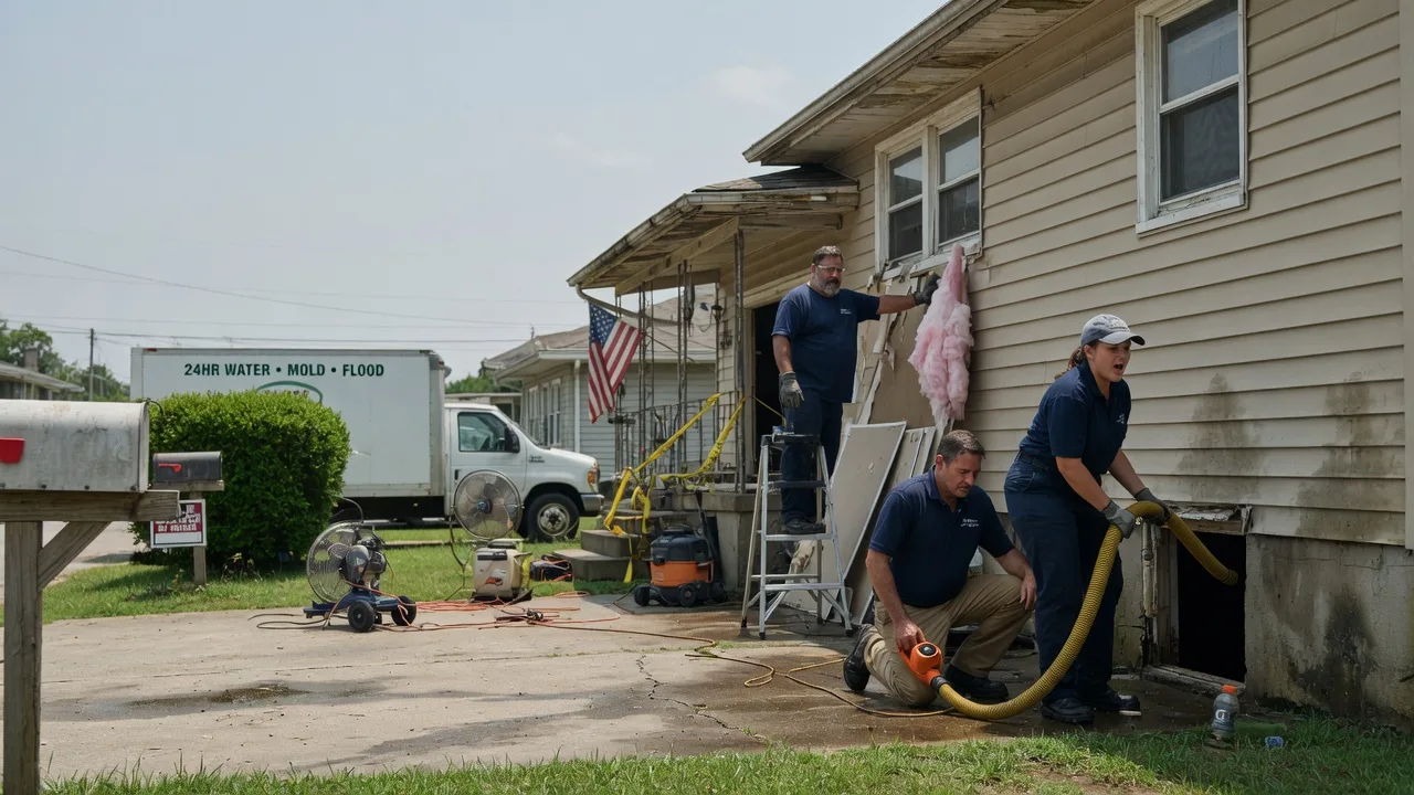 Water Damage Repair in Iowa, LA near me
